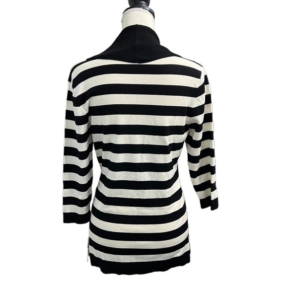 INC International Concepts (NWT) Striped Cowl Neck Sweater Size Large - Picture 3 of 8